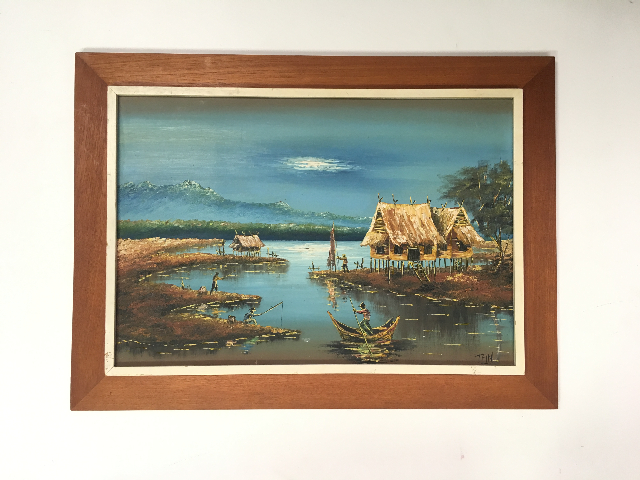 ARTWORK, Tropical Landscape (Large) - Island Water Village